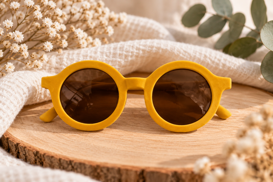 # Sunny Little Eyes – Kinderzonnebril UV400 Goker geel